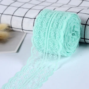 Elmas Süs Mint Yeşili  Dantel Kurdele (6CM-10M)