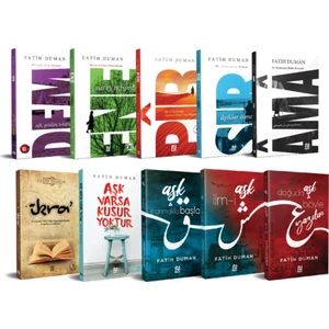 İkra - Aşk Varsa Kusur Yoktur - Dem - Pir - Sır - Ama - 10 Kitap - Fatih Duman