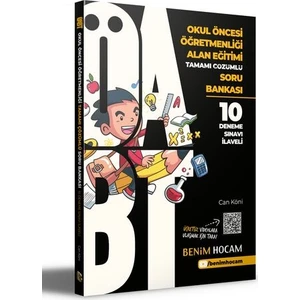 Benim Hocam Yayınları 2021 ÖABT Okul Öncesi Öğretmenliği Alan Eğitimi Tamamı Çözümlü 10 Fasikül Deneme