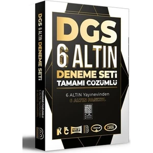 Benim Hocam Yayınları 2021 DGS Tamamı Çözümlü 6 Altın Deneme