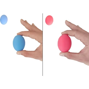 2li Set 2 Renk Silikon Stres Topu El Egzersiz Topu Fizik Topu El Bilek Parmak Top Mavi- Kırmızı