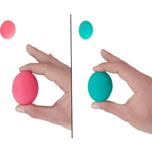 2li Set 2 Renk Silikon Stres Topu El Egzersiz Topu Fizik Topu El Bilek Parmak Top Kırmızı-Yeşil