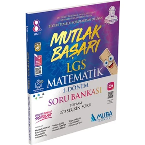 Muba Yayınları MB LGS Matematik 1. Dönem Soru Bankası (Zor)
