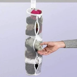 Dolap Içi Asılabilir Temiz Çorap Düzenleyici Çorap Filesi Askılık