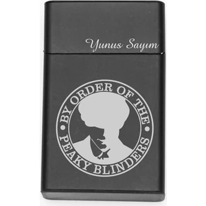 Ada Lazer Kişiye Özel Peaky Blinders Tommy Shelby Metal Sigara Kutusu