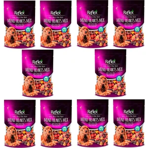 Semi-Moist Mini Kalp Mix Köpek Ödülü 150 gr (10 Adet)