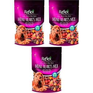 Semi-Moist Mini Kalp Mix Köpek Ödülü 150 gr (3 Adet)