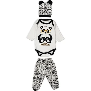 Bebek Panda Baskılı Badili Takım