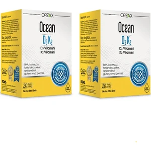 D3 K2 Vitamin Damla 20 ml X2 Adet
