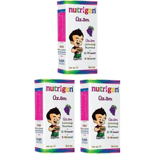 Üzüm Çekirdeği Ekstresi Multivitamin Şurup 200 ml X3 Adet
