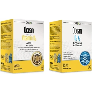 D3 Vitamini 600 Iu Sprey 20 ml +D3 K2 Vitamin Damla 20 ml
