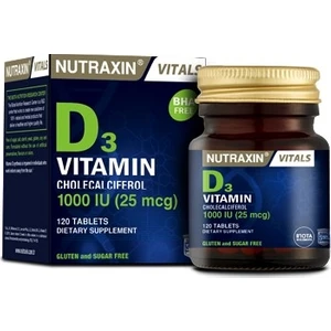 D3 Vitamini 120 Tablet - D3 1000 Iu
