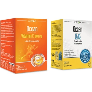 C Vitamini 1000 Mg 30 Tablet +D3 K2 Vitamin Damla 20 ml