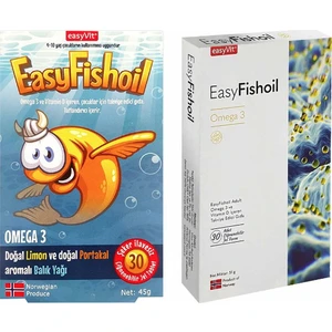 Çocuk ve Yetişkinler Için Balık Yağı Seti 30 +30 Tablet