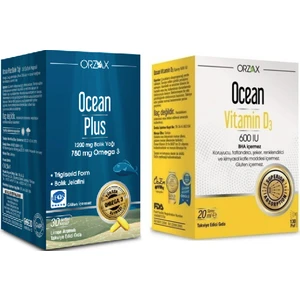 D3 Vitamini 600 Iu Sprey 20 ml +Omega 3 1200 mg 30 Kapsül