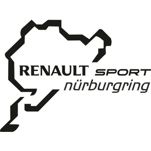 Sticker Fabrikası Renault Sport Nürburgring Sticker 00696