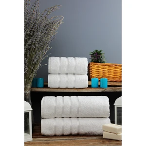 Shal Home %100 Pamuk 4'lü Banyo Seti -Diomand-