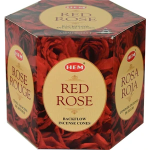 Hem Tütsü Kırmızı Gül Kokulu 40 Konik Tütsü - Red Rose