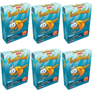 Easyvi̇t Easyfishoil Kids Çiğnenebilir 30 Jel Tablet 6'lı Paket