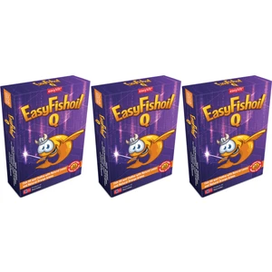 Easyvi̇t Easyfishoil Q Kids Çiğnenebilir 30 Jel Tablet 3'lü Paket