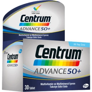 Centrum Advance Multivitamin 30 Tablet - 50 Yaş Üstü Için