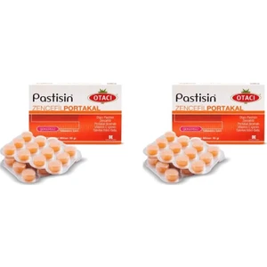 Pastisin Zencefil-Portakal 24 Pastil 60 gr 2'li Paket