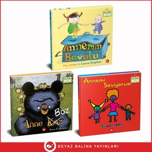 Annemi Seviyorum Set - Organik 3 Kitap (Ciltli) - Pip Jones - Ryan Higgins - Todd Parr