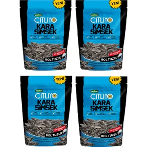 Çitliyo Kara Şimşek Bol Tuzlu Çekirdek 180 G x 4