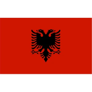 Sticker Fabrikası Arnavutluk Bayrağı Arnavut Sticker 00712