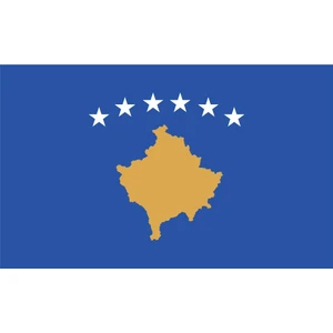 Sticker Fabrikası Kosova Bayrağı Sticker 00716