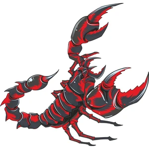 Sticker Fabrikası Akrep Sticker 00726