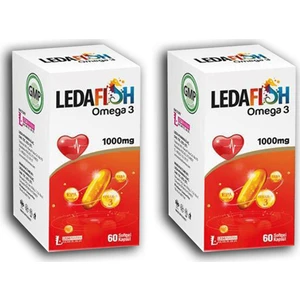 Ledafish Omega 3 1000MG 60 Softjel Kapsül x 2 Adet