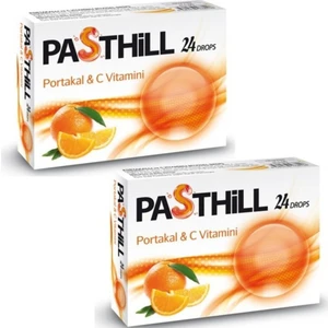 Pasthill Portakal Vitamin C 24 Drops – Pastil x 2 Adet