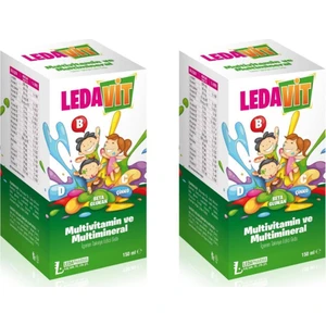 Ledavit Multivitamin ve Mineral Içeren Şurup 150ML x 2 Adet