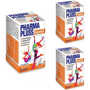 Pluss Kore Ginseng Coenzym Q10 Multivitamin Minarel 30 Kapsül x 3 Adet