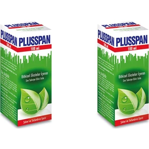 Plusspan Bitkisel Şurup 100ml x 2 Adet