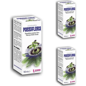 Pasiflora Sıvı Takviye Edici Gıda Şurup 150 ml x 3 Adet
