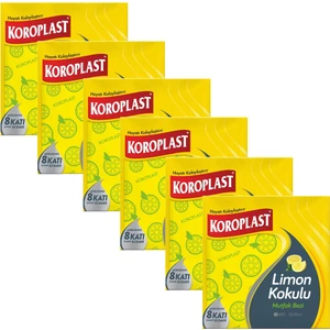 Limon Kokulu Mutfak Bezi 3lü - Set 6'lı