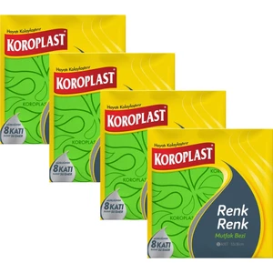 Renk Renk Mutfak Bezi 5li - Set 4'lü