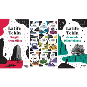 Sevgili Arsız Ölüm - Ormanda Ölüm Yokmuş - Buzdan Kılıçlar - Aşk İşaretleri - Gece Dersleri - Berci Kristin Çöp Masalları - Manves City - Muinar - 11 Kitap - Latife Tekin