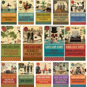 Yüzyıllık Yalnızlık -  Kırmızı Pazartesi -  Kolera Günlerinde Aşk -  Benim Hüzünlü Orospularım -  Yaprak Fırtınası - Gabrıel Garcia Marquez - 13 Kitap