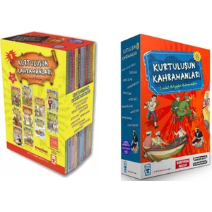 Kurtuluşun Kahramanları 2 Set Bir Arada 20 Kitap Set Ismail Bilgin