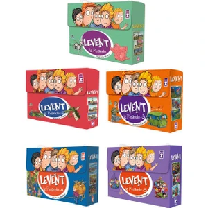 Levent Iz Peşinde 5 Set Bir Arada 25 Kitap (Levent Iz Peşinde 1-2-3-4-5) Mustafa Orakçı