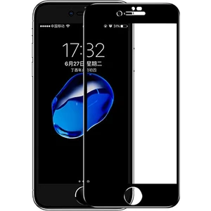 SKV Mobile Apple iPhone 7 Plus  8 Plus  Tam Ekran Koruyucu Kırılmaz Cam Siyah