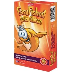 Easy Fish Oil Beta Glukan 30 Çiğnenebilir Jel Tablet