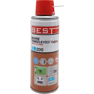 El 200 Devre Temizleyici Yağsız  200 ml Parçaları Kir ve Yağdan Arındıran Hızlı Uçucu Ürün