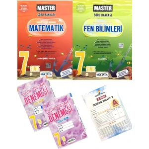 Okyanus Yayınları 7. Sınıf Master Matematik - Fen (Okyanus Yayınları - Aydın Denemeli)