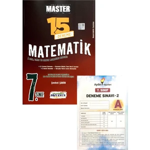 Okyanus Yayınları 7. Sınıf Master Matematik Deneme (Aydın Yayınları Denemeli)
