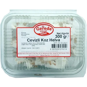 Gerede Helva Gerede Yüksel Cevizli Koz Helva 300 gr