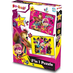 Laço Kids Maşa ile Koca Ayı 2'li Puzzle